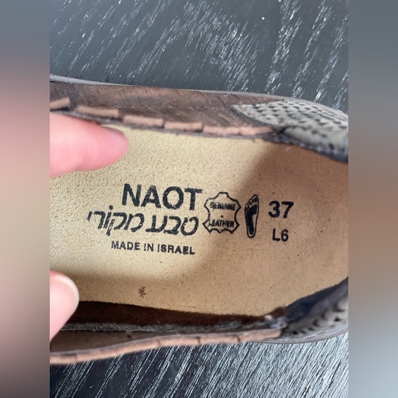 NAOT BAY shoes clogs toffee brown size 37 - Picture 5 of 7